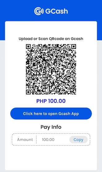 Step 5: Then open your GCash app and transfer money via QRcode