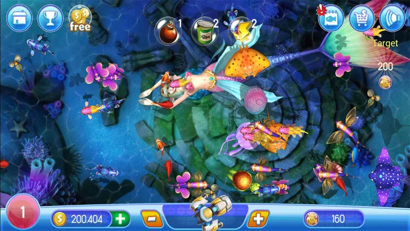3D fish shooting - attractive game