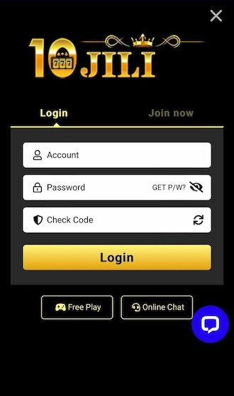 Step 2: enter your betting account information in the Login form.